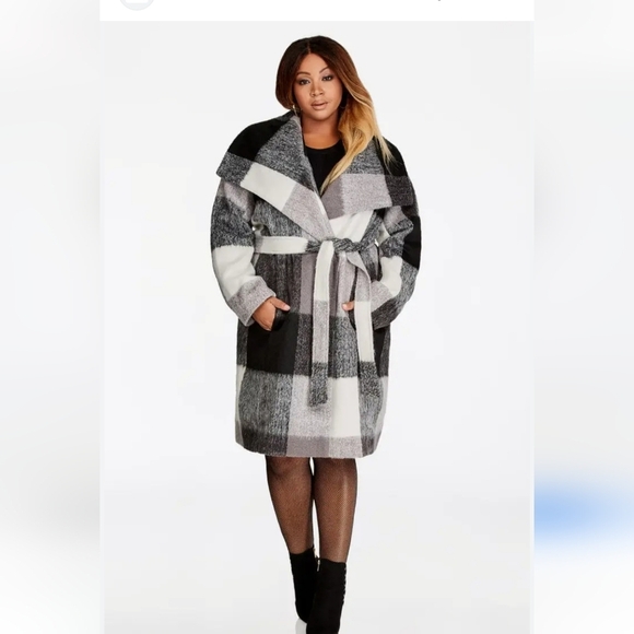 🍁🍂GORGEOUS Ashley stewart 18/20 warm wool coat - Picture 1 of 5